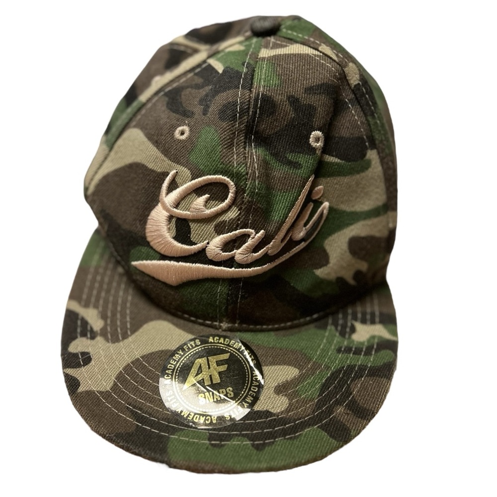 Mens California Republic by Academy Fits Camo bill Snap back Cap Trucker NEW